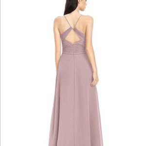 Azazie vintage mauve bridesmaid dress